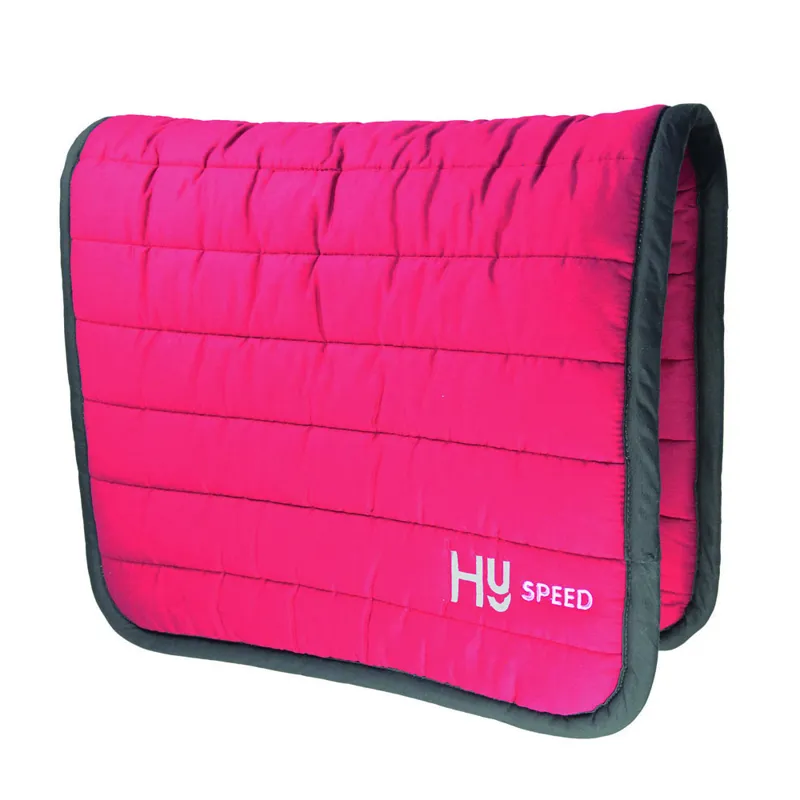 Hy Equestrian Reversible Comfort Pad - Claret/Black